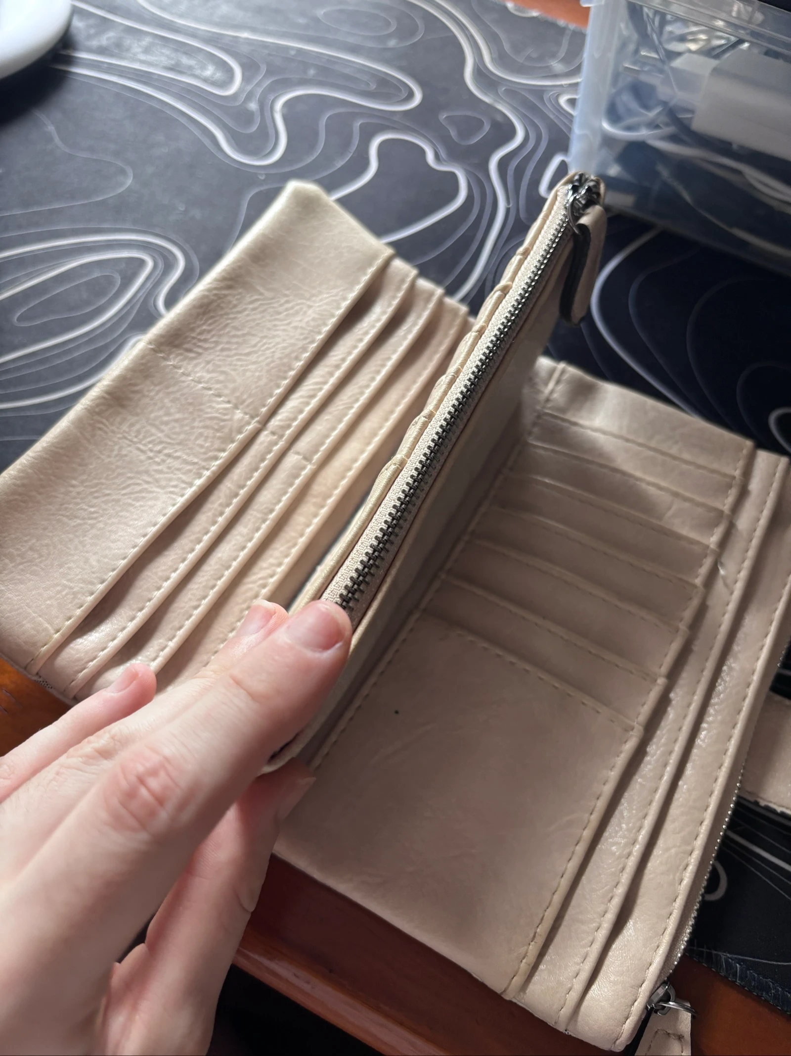 Cartera beige Maxfly – photo 7